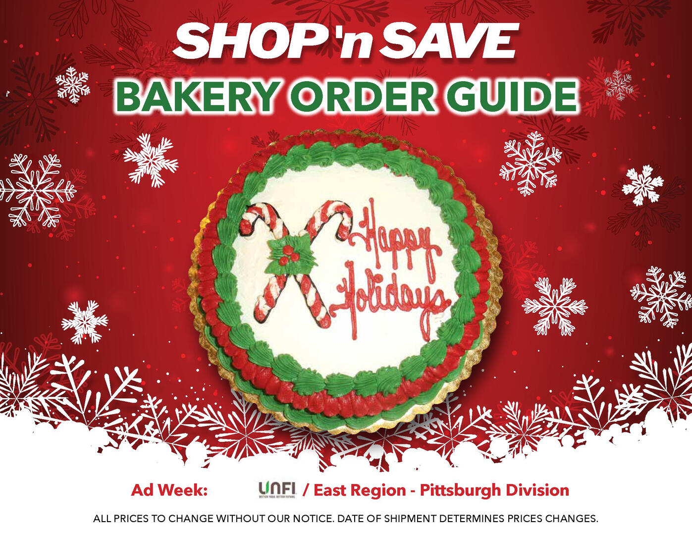 shop n save bakery guide